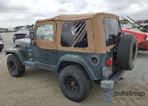 1998 Jeep Wrangler / Tj Sahara z USA, uszkodzony, nr VIN 1J4FY49S6WP700341